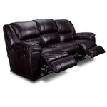 Transformer II Leather Power Reclining Sofa with Drop Down Table - Chocolate