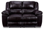 Transformer II Leather Power Reclining Loveseat - Chocolate