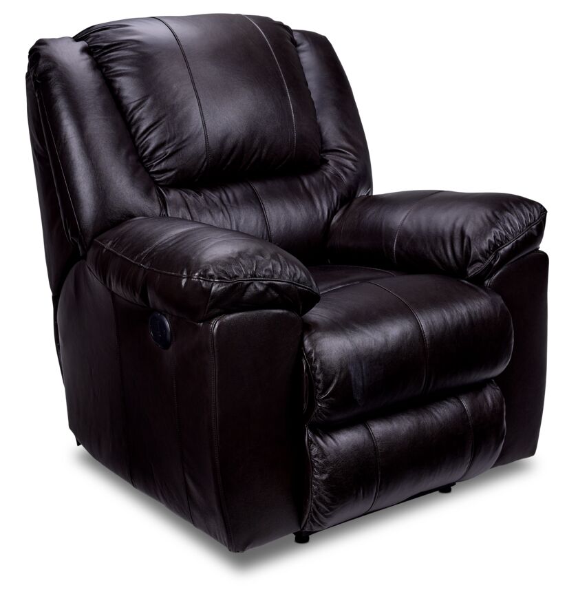 Transformer II Leather Power Reclining Sofa, Loveseat & Chair Set - Chocolate