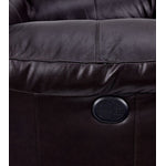 Transformer II Leather Power Reclining Sofa with Drop Down Table - Chocolate