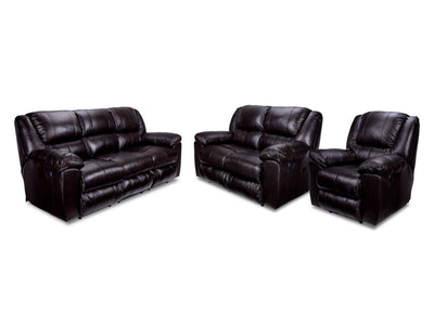Transformer II Leather Power Reclining Sofa, Loveseat & Chair - Chocolate