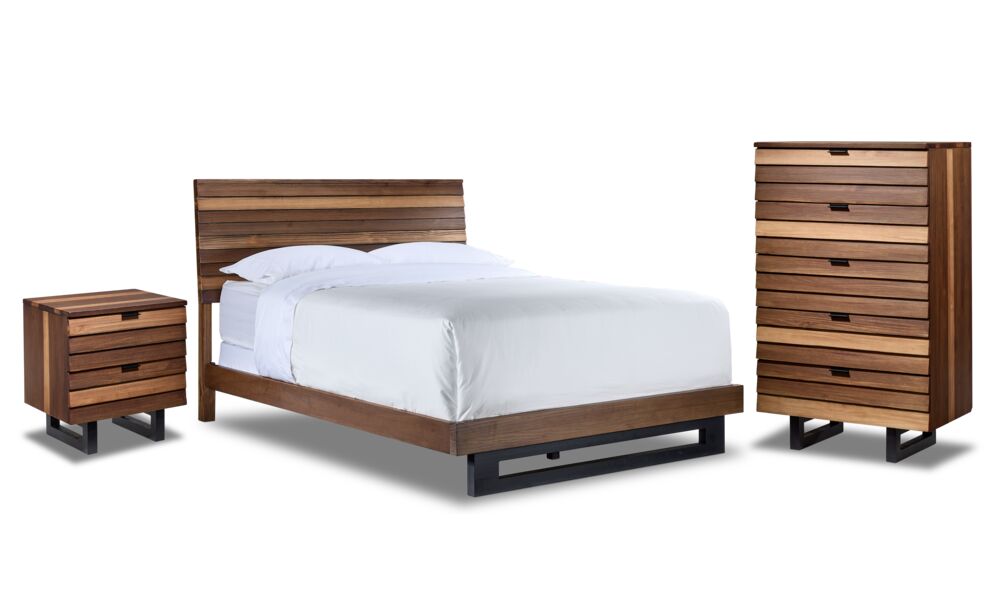 Urban 5-Piece King Bedroom Package - Brown