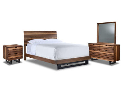 Urban 6-Piece Queen Bedroom Package - Brown