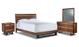 Urban 6-Piece Full Bedroom Package - Brown