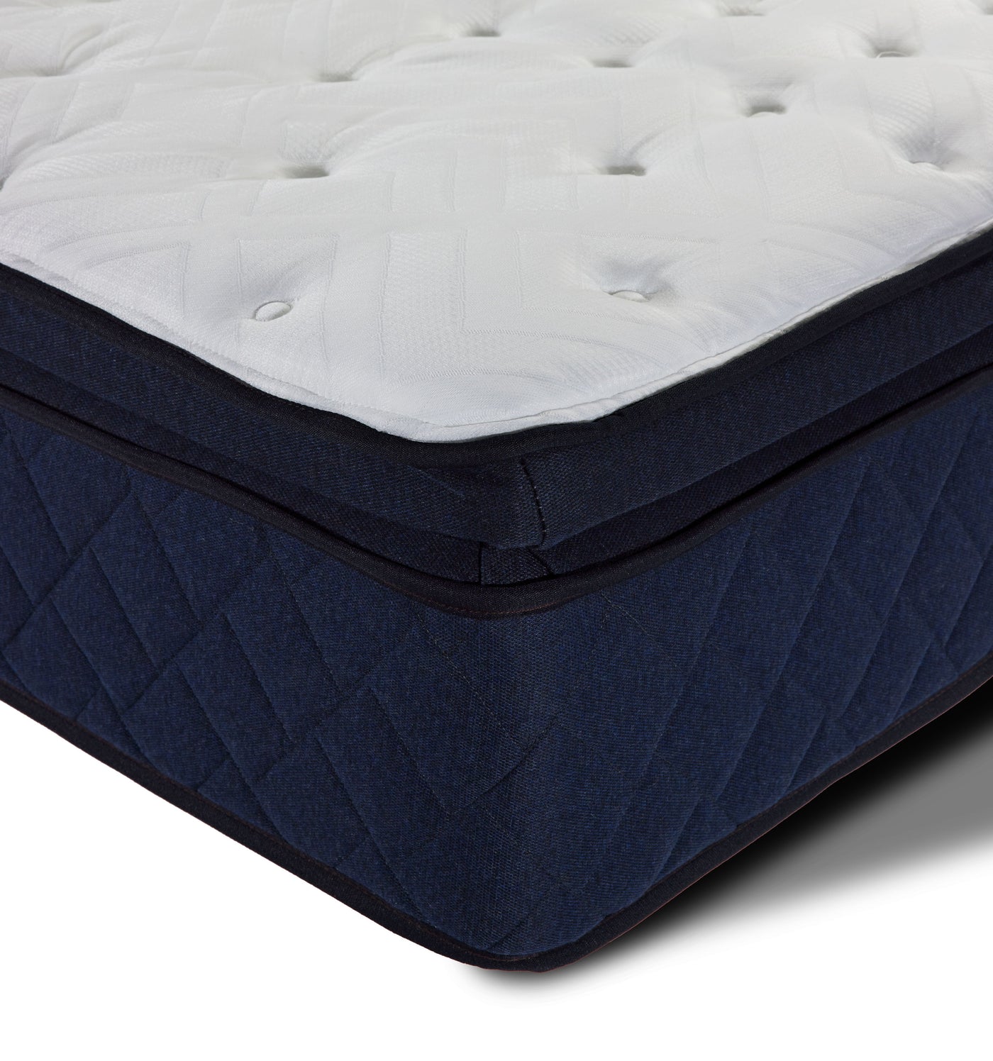 Sealy Platinum Elegance Velvet Sky Plush Mattress Collection Leon s