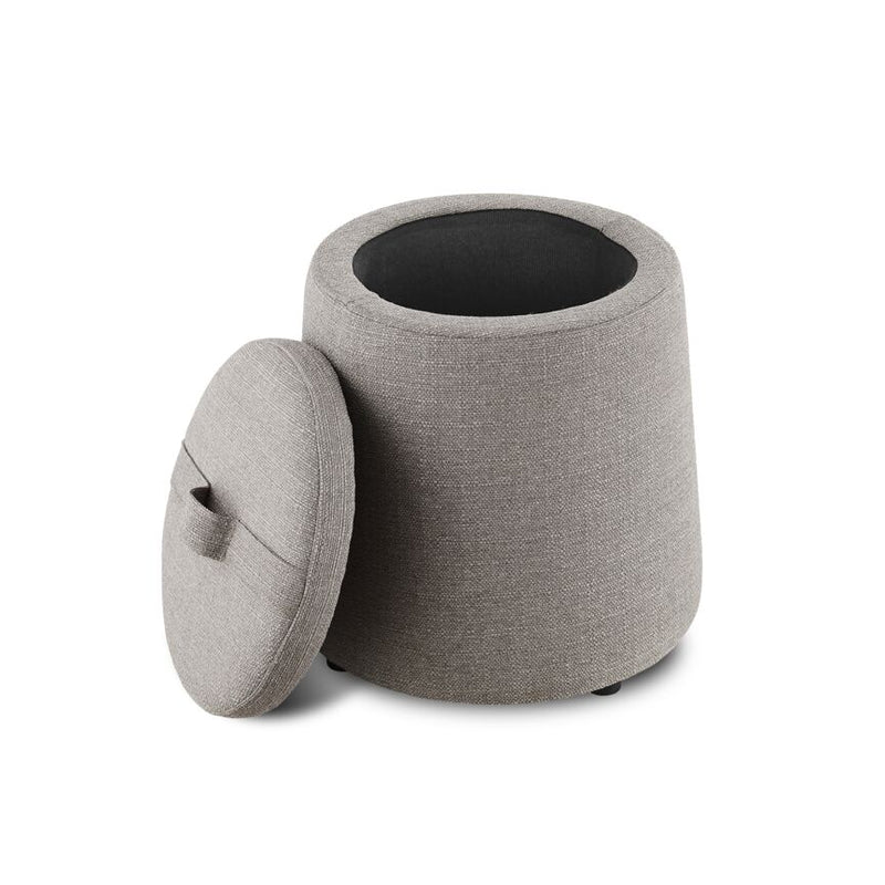 Victoria Storage Ottoman Grey Leon's