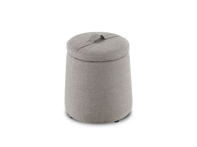 Victoria Storage Ottoman - Grey