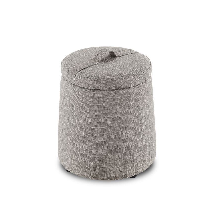 Victoria Storage Ottoman - Grey