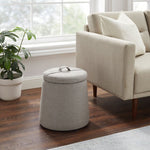 Victoria Storage Ottoman - Grey