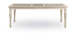 Viola Extendable Dining Table - Silver
