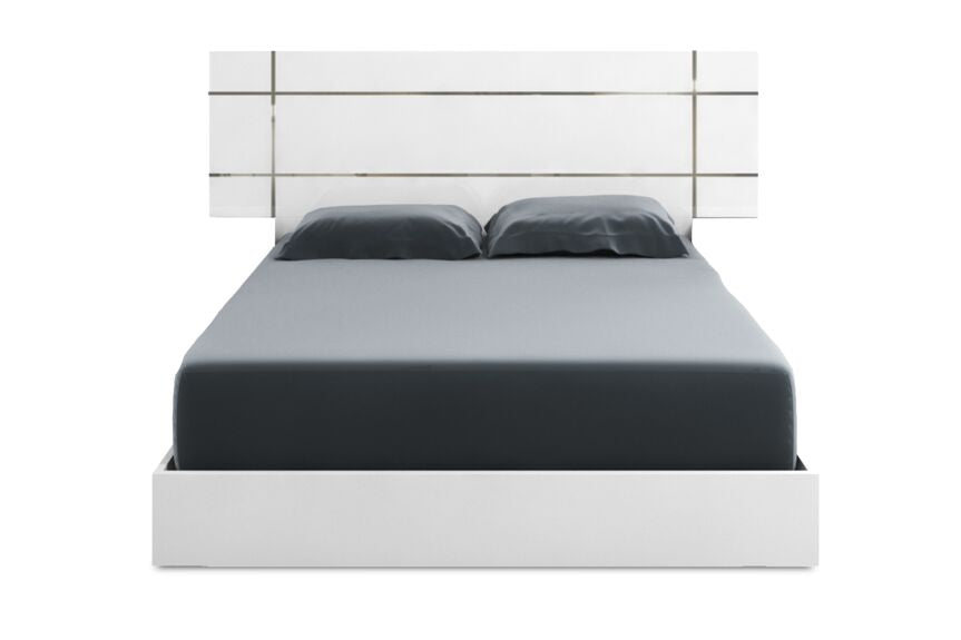Volare Dream 5-Piece King Bedroom Package - White Lacquer