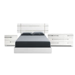 Volare Dream 6-Piece King Bedroom Package - White Lacquer