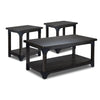 Wellington 46" Coffee Table with 2 End Tables - Grey