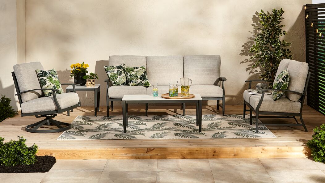 West Lake - Outdoor Loveseat - Grey