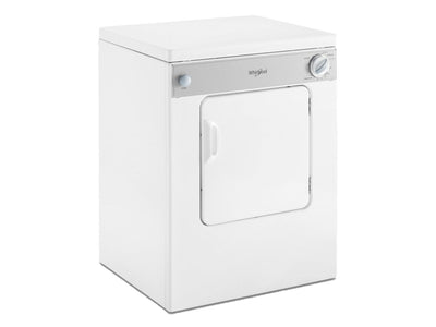 Whirlpool White Compact Electric Dryer with AccuDry™ Drying System (3.4 Cu Ft) - LDR3822PQ