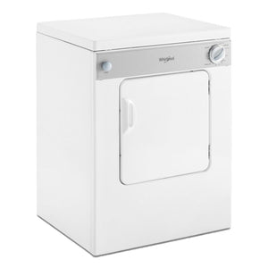 Whirlpool White Compact Electric Dryer with AccuDry™ Drying System (3.4 Cu Ft) - LDR3822PQ