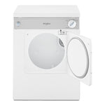 Whirlpool White Compact Electric Dryer with AccuDry™ Drying System (3.4 Cu Ft) - LDR3822PQ