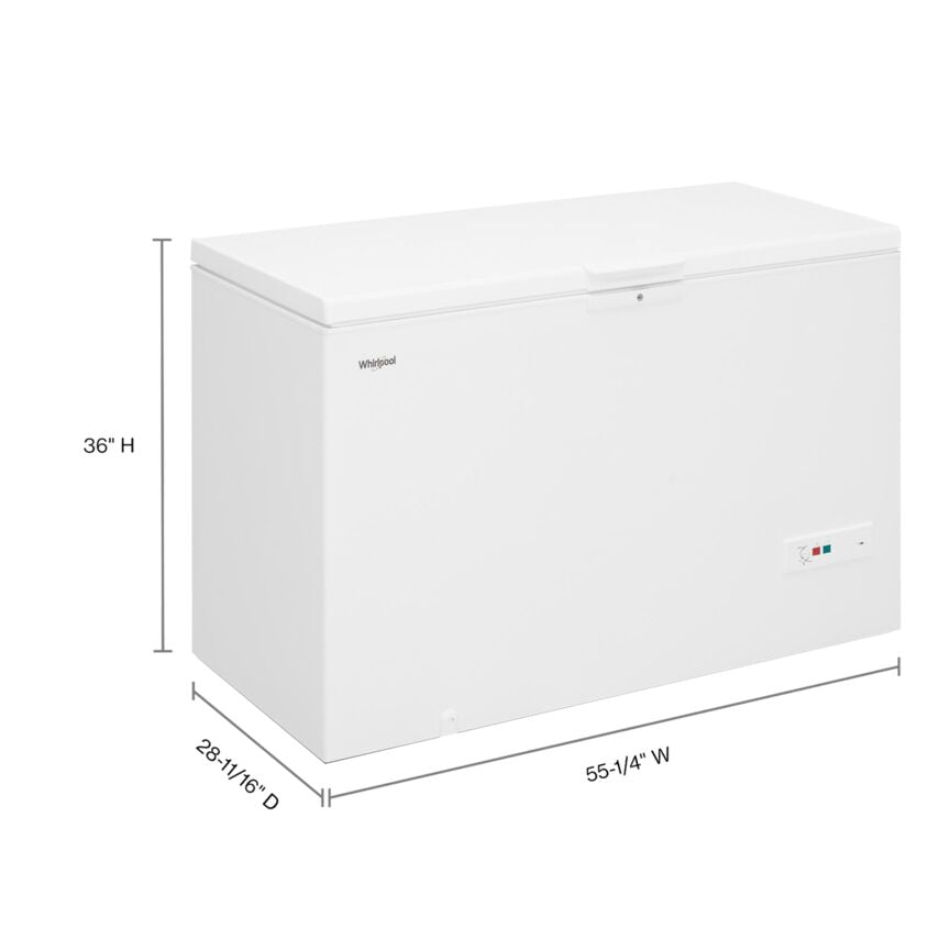 Whirlpool White Manual Defrost Chest Freezer (16 Cu.Ft) - WZC5216LW