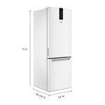 Whirlpool 24" 12.9 Cu. Ft. White Counter-Depth Bottom-Freezer Refrigerator - WRB533CZJW