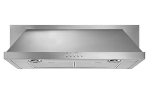 Whirlpool Stainless Steel 30" 400 CFM Convertible Under-Cabinet Range Hood - UXT5530AAS