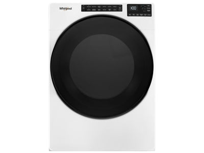 Whirlpool White Gas Dryer with Wrinkle Shield (7.4 cu. ft.) - WGD5605MW