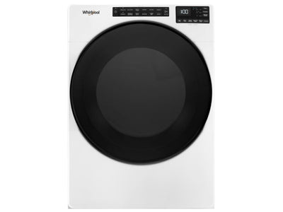 Whirlpool White Electric Dryer with Wrinkle Shield and Steam (7.4 cu. ft.) - YWED6605MW