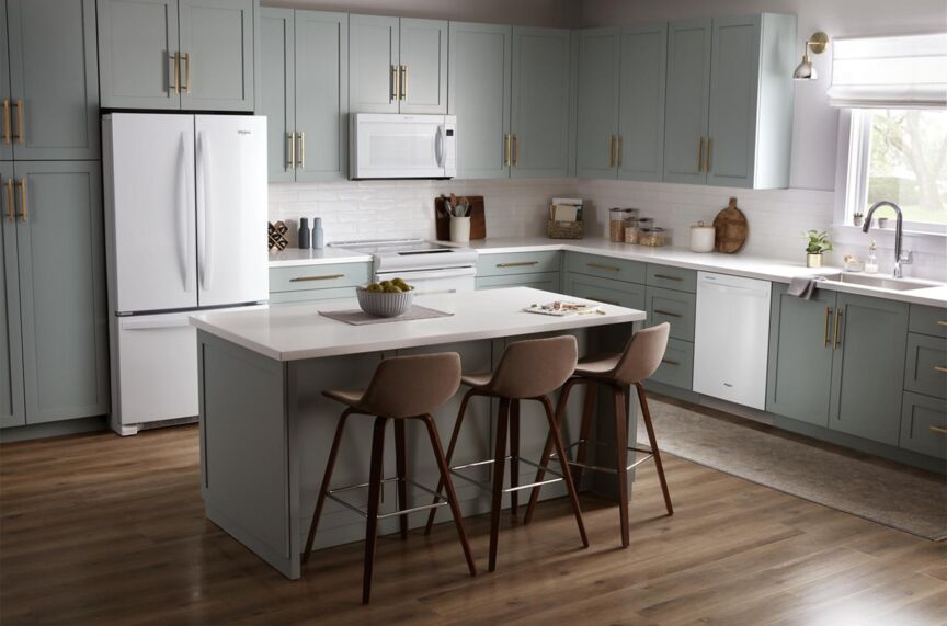 Whirlpool White Dishwasher with Deep Top Rack (50 dBA) - WDT740SALW