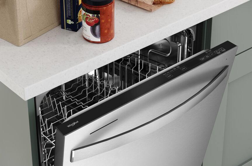 Whirlpool Fingerprint Resistant Stainless Steel Dishwasher with Deep Top Rack (50 dBA) - WDT740SALZ