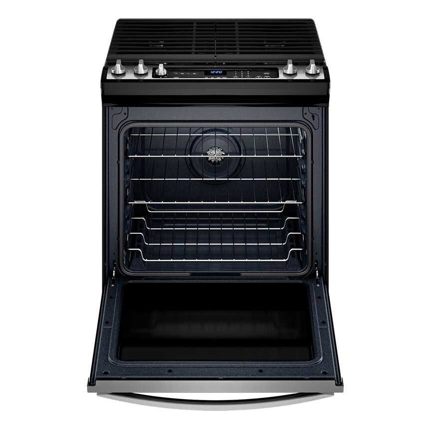 Whirlpool Fingerprint Resistant Stainless Steel 30" Gas 7-in1-Range with AirFry (5.8 Cu Ft) - WEG745H0LZ