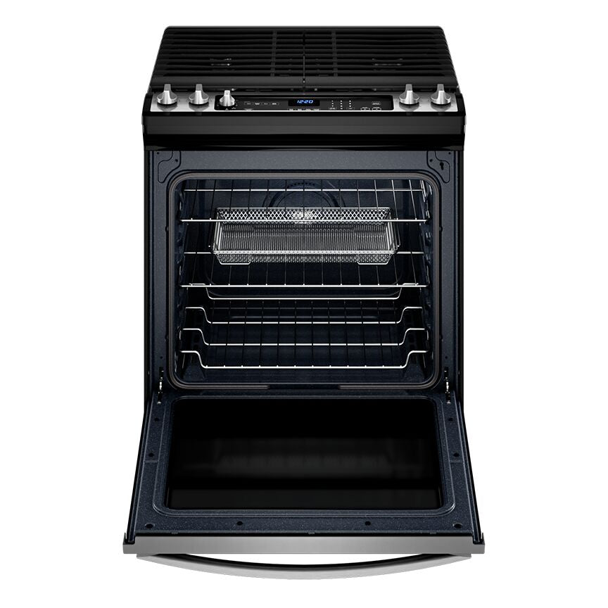 Whirlpool Fingerprint Resistant Stainless Steel 30" Gas 7-in1-Range with AirFry (5.8 Cu Ft) - WEG745H0LZ