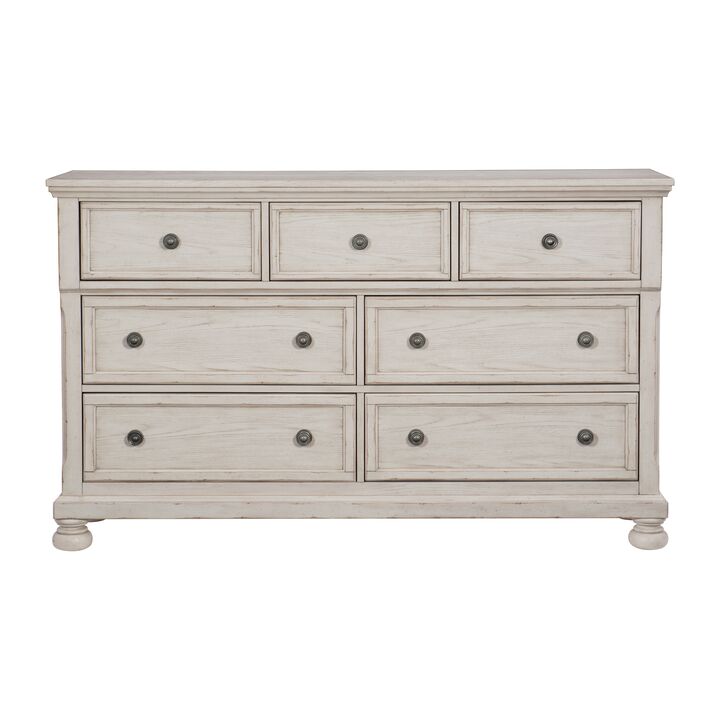 Windchester 6-Piece Queen Storage Bedroom Package - Antique White