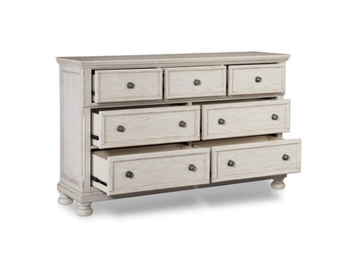 Windchester 7 Drawer Dresser - Antique White