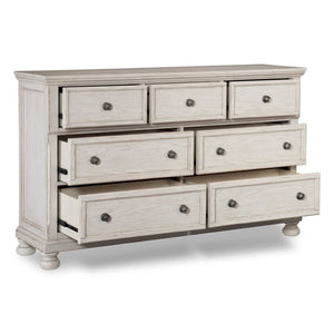 Windchester 7 Drawer Dresser - Antique White