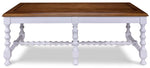 Winslow Coffee Table with Two Ottomans - Antique White