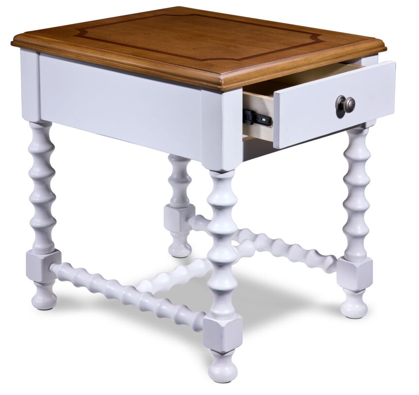 Winslow End Table - Antique White