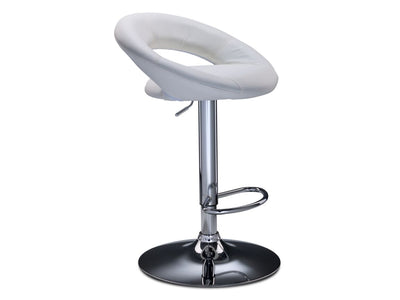 Zoe Bar Height Stool - White