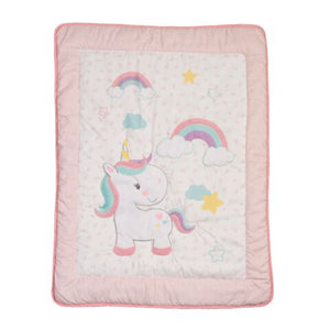 Baby's First 4-Piece Nursery Bedding Set - Pink