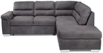 Simone 3-Piece Sectional with Left-Facing Pop-Up Bed - Charcoal