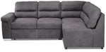 Simone 3-Piece Sectional with Left-Facing Pop-Up Bed - Charcoal