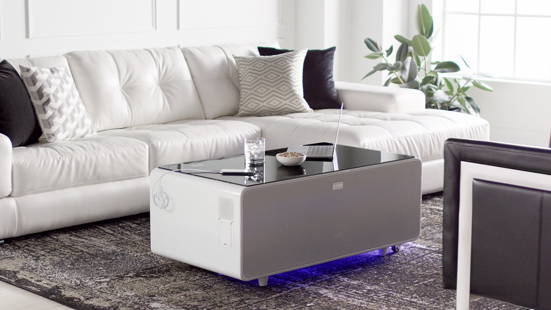 Sobro coffee table black discount