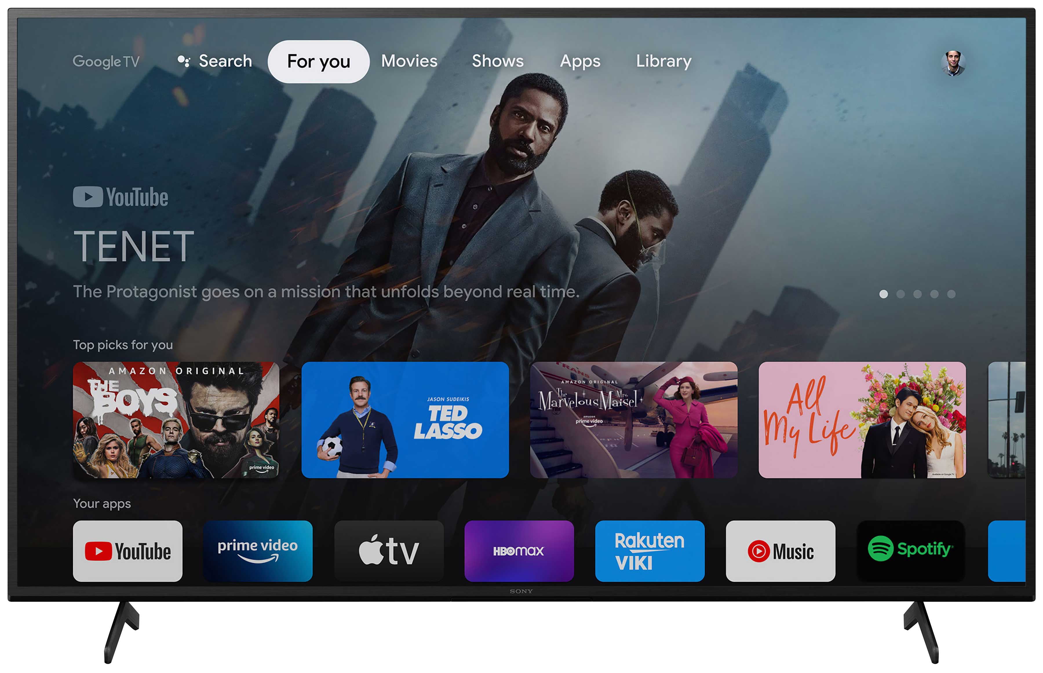 SONY 65" 4K HDR LED Google TV - KD65X75K