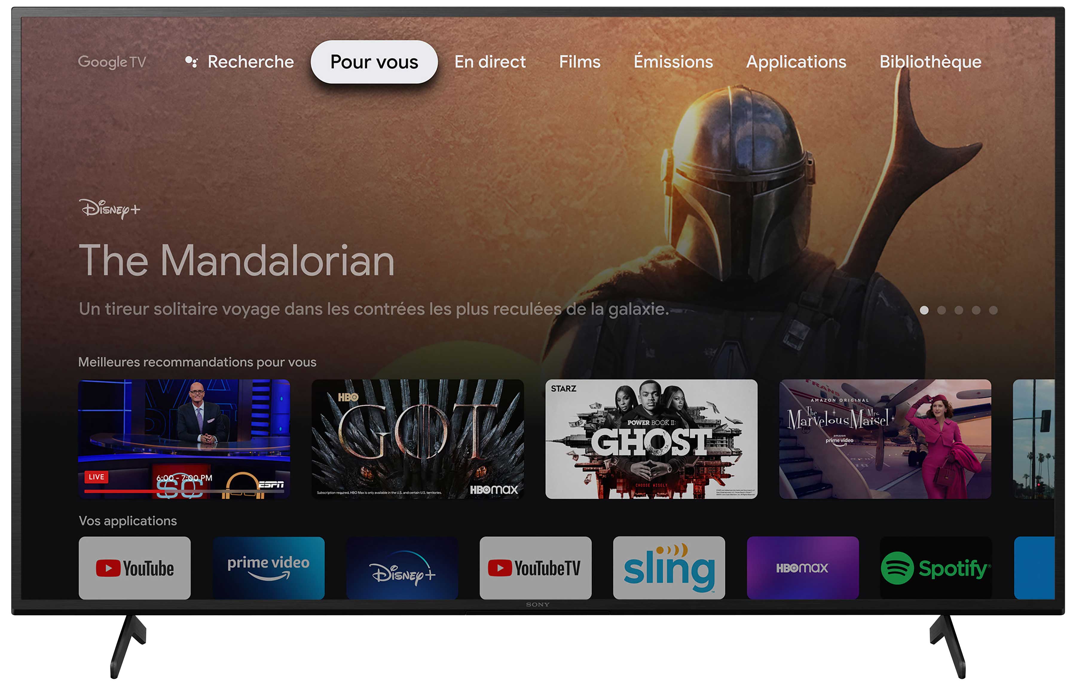 SONY 65" 4K HDR LED Google TV - KD65X75K