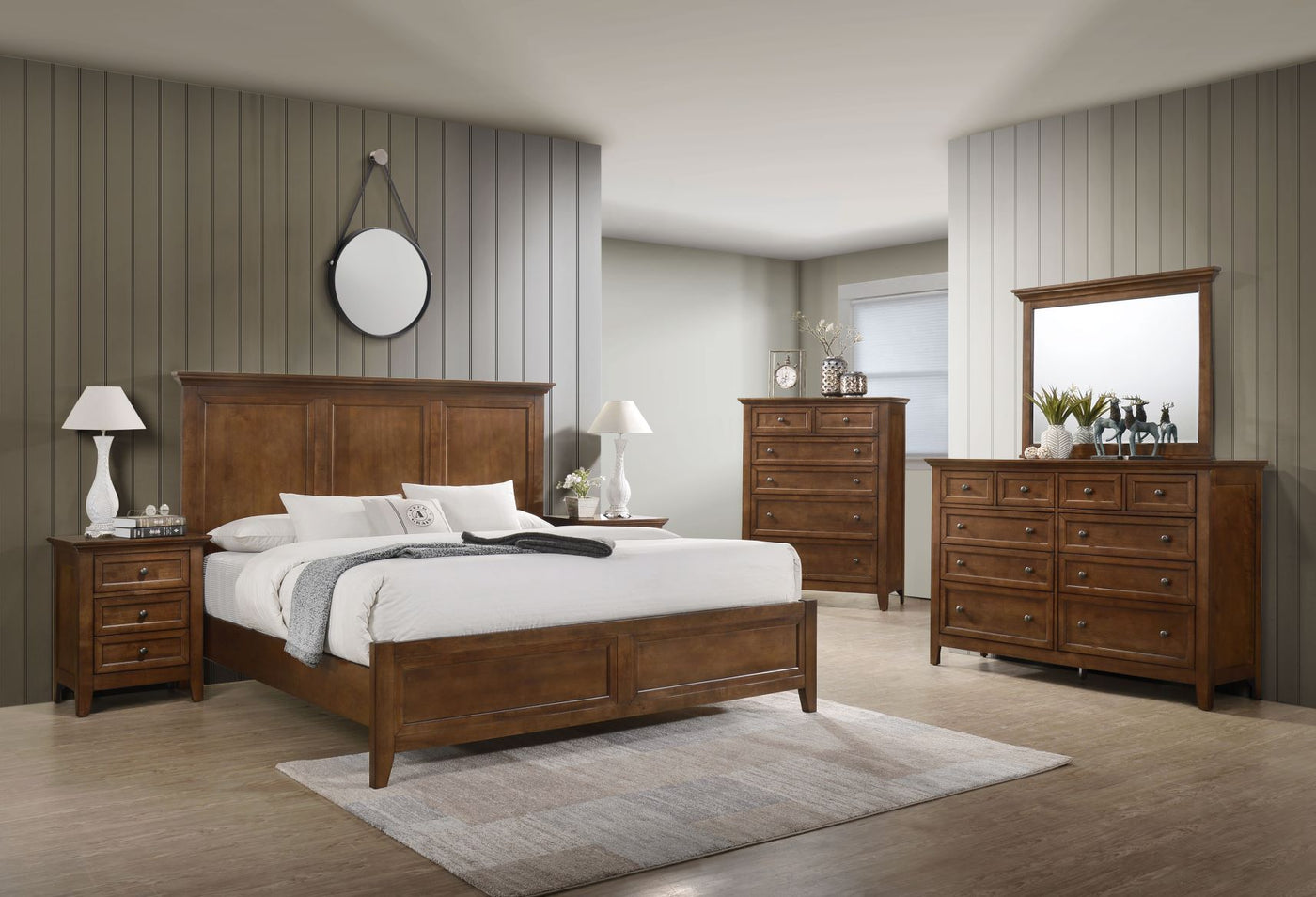 San Mateo 6-Piece King Bedroom Package-Tuscan