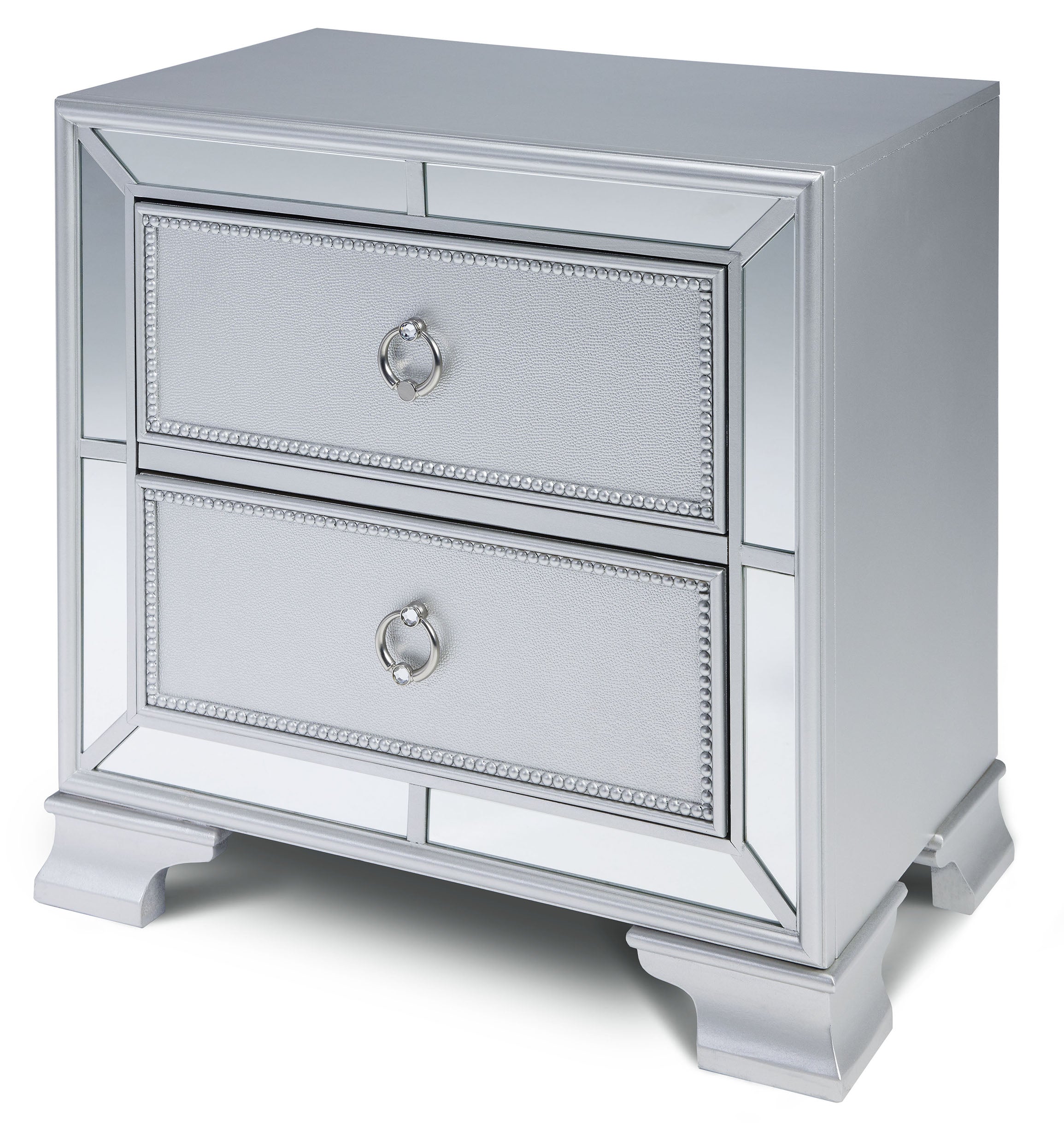 Stardust Night Table - Silver Grey