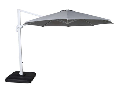 Sunrio Cantilever 11' Umbrella - Grey, White