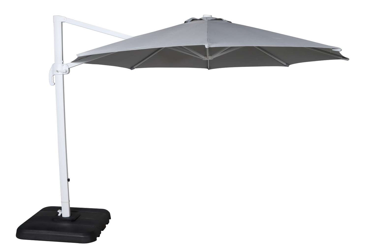 Sunrio Cantilever 11' Umbrella - Grey, White