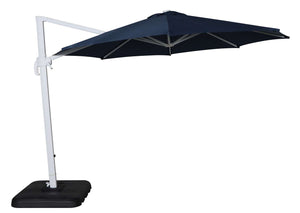 Sunrio Cantilever 11' Umbrella - Navy, White