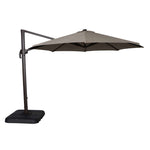 Sunrio Cantilever 11' Umbrella - Taupe, Chocolate