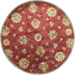 Makkovik II Round Area Rug - 5'6" - Red