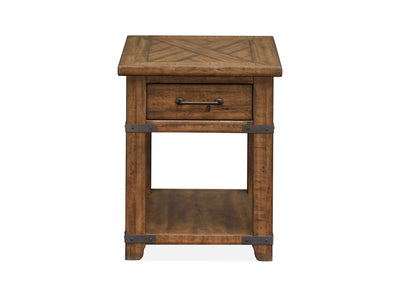London 22" End Table - Natural Pine